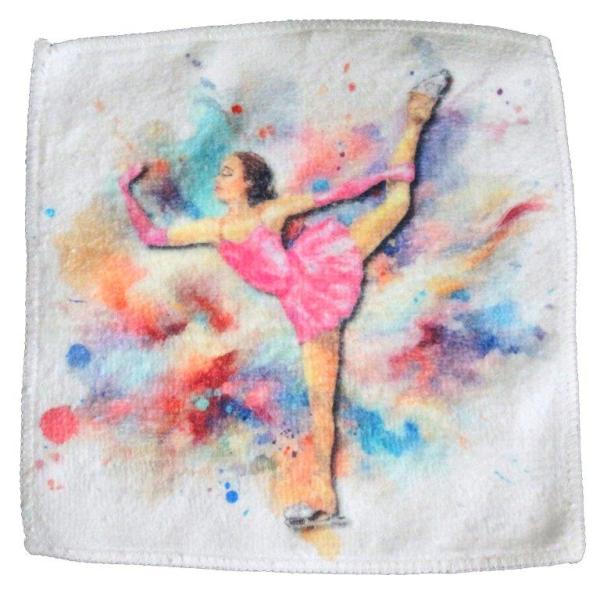 Microfasertuch, Trockentuch für Kufen pink